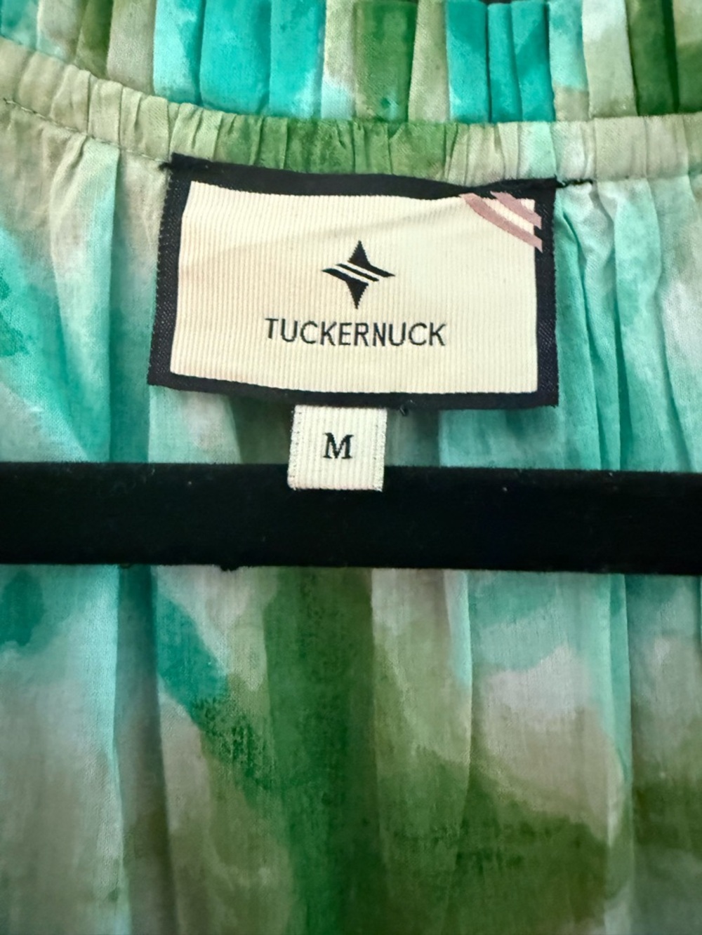 Tuckernuck Turquoise and Green Tie-Dye Maxi Dress - Picture 2 of 4